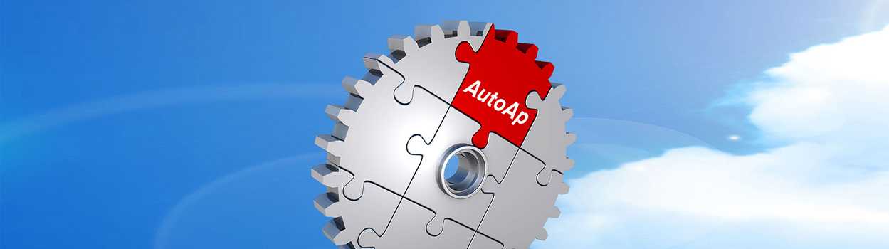 AutoAp logo on cog